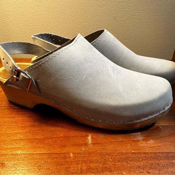 MIA Pale Blue Clogs - Picture 2 of 3